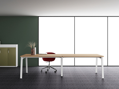 Modern Office Desk and Chair Office Conference Table model