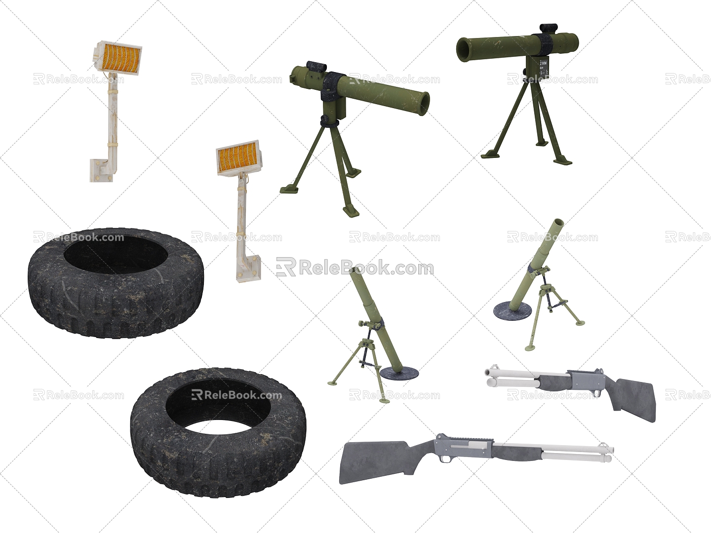 Equipment Military Industrial Equipment 3d model