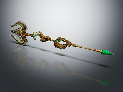 Modern weapon Trident 3d model