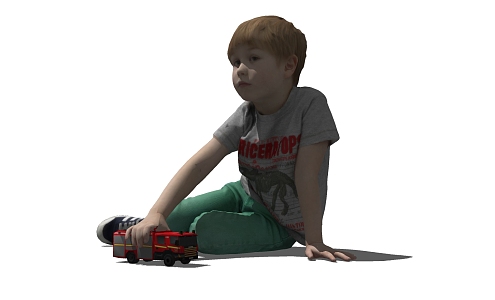 The Modern Boy 3d model