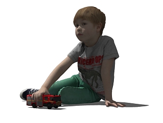 The Modern Boy 3d model