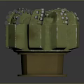 Multi Tooth Green Body Industrial Drill Bit With Tungsten Carbide Tips And Brown Base