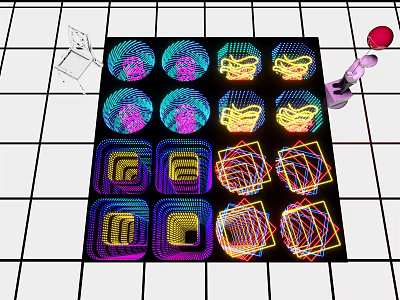 Modern Decorative Lamp Abyss Lamp 3d model