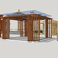 Modern Pavilion 3d model