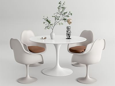 Modern leisure table and chair combination negotiation table and chair leisure table and chair dining table and chair model