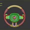Home Use Steering Wheel With Comfortable Grip And Modern Control Features 3d model