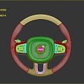 Steering wheel car steering wheel car parts game items 3d model