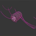 Small Cylindrical Mechanical Equipment With Multiple Coil Layers And Extended Wire Leads