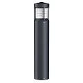 Sleek Black Outdoor Pillar Light with Modern Design for Garden Pathway Illumination