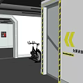 Modern Fitness Gym Interior With Spacious Workout Area White Walls And Gray Flooring