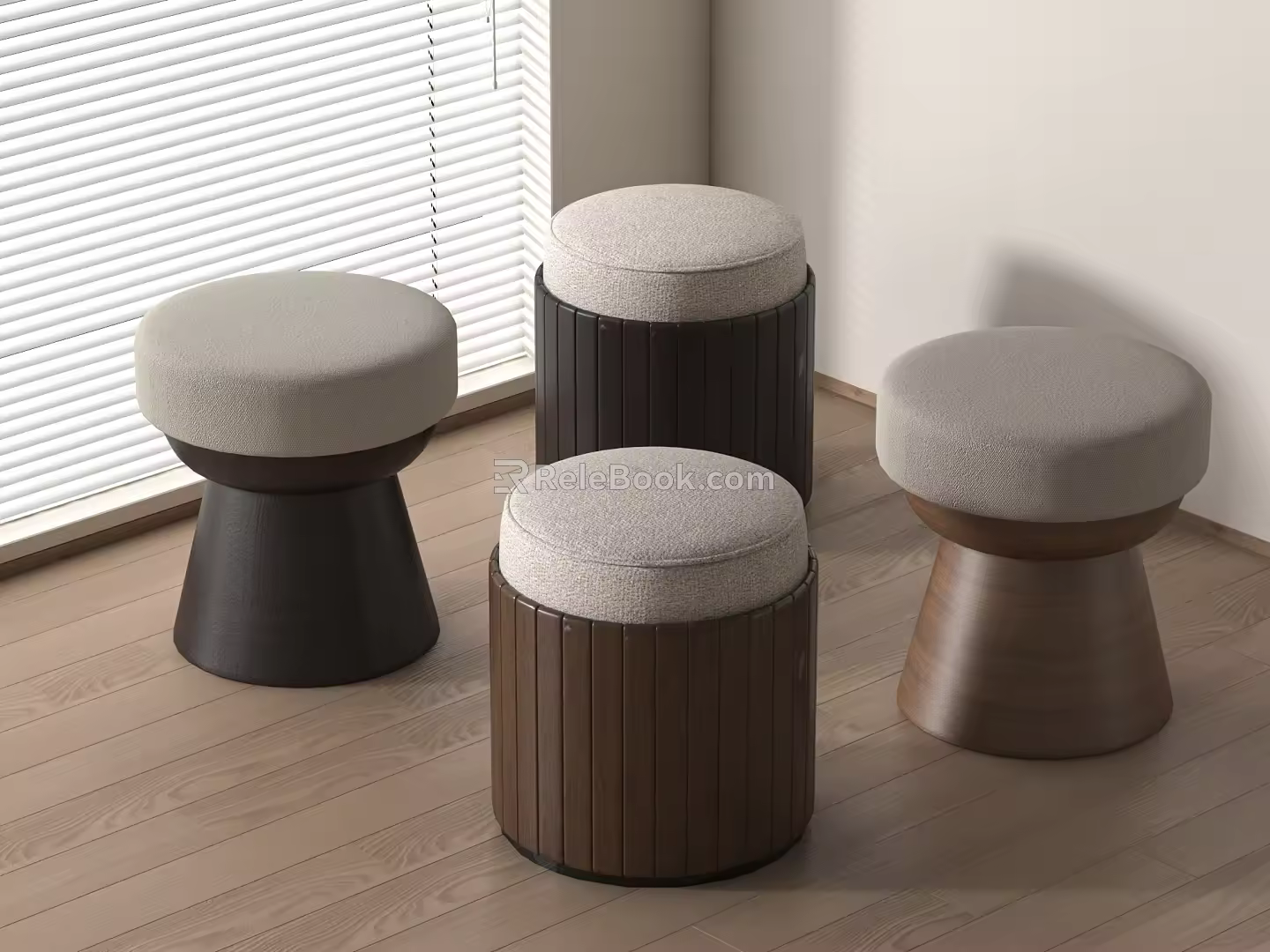 Sofa stool 3d model