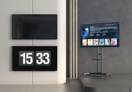 TV Conference TV Mobile TV Stand TV Mobile TV 3d model