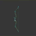 Crossbow Mechanical Crossbow Shift Bow and Arrow Shoot Far Equipment Weapons High-tech Crossbow 3d model