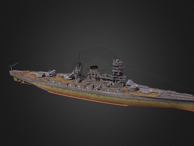 modern warship model