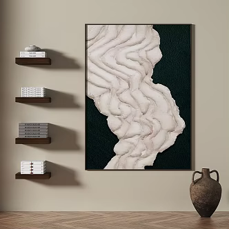 Light Luxury Decoration Painting 3d model