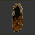 Modern Boots Men's Boots Old Boots Cotton Boots Old Rain Boots 3d model