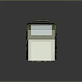 Tactical Military Weapon System Featuring Green Mechanical Structure Metal Grilles And Handle Panel