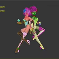 Anime Characters With White And Black Hair In Mechanical Outfits Holding Blue Orbs