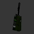 Green Military Style Doorbell Devices With Handheld Design Antenna And Keypad