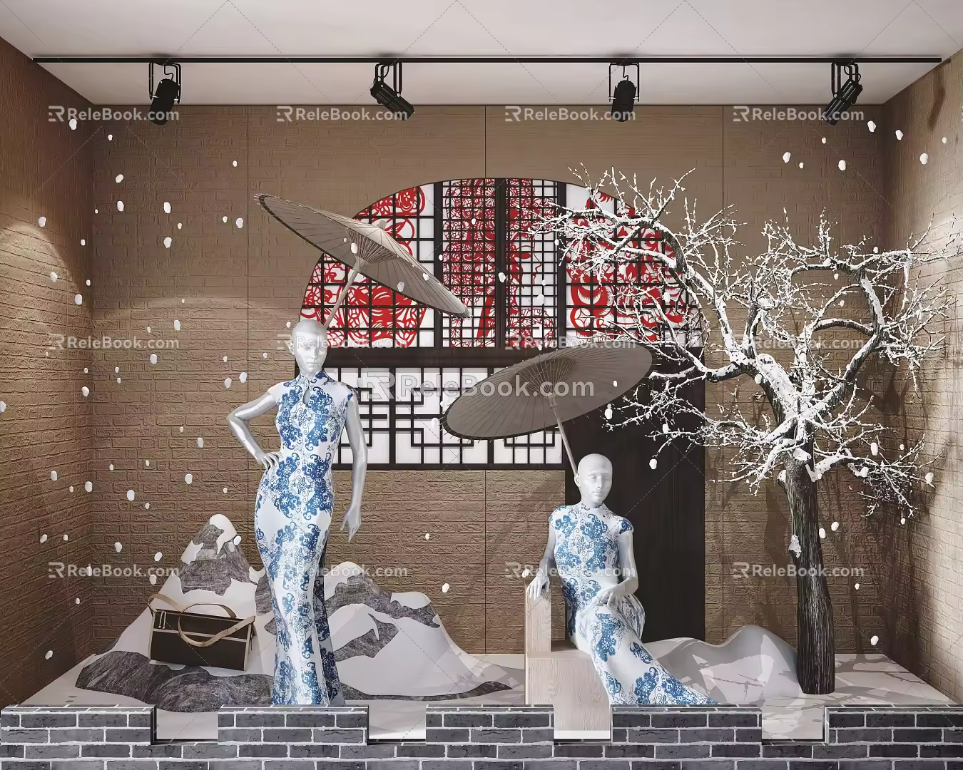 Chinese window 3d model