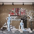 Chinese window 3d model