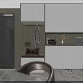 Modern Living Room TV Background Wall Design With Marble Panel And Light Strip