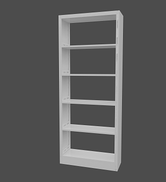 Display cabinet display shelf partition 3d model