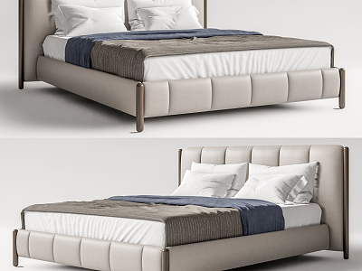 Modern Double Bed model