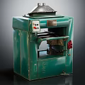 Green Industrial Equipment with Control Panel and Metal Top for Manufacturing Use