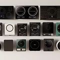 Induction Cooker Electric Cooker Embedded Induction Cooker Smokless Stove Double Stove Multi-Stove Integrated Panel Induction Cooker 3d model