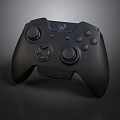 Ergonomic Black Wireless Game Controller For Gaming With Dual Joysticks And Buttons