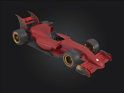 F1 Racing Sports Car Formula 3d model