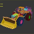 Large Yellow DOOSAN Functional Loader With Heavy Duty Bucket And Construction Tires