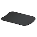 Sleek Black Mouse Pad With Silver Trim And Smooth Surface Modern Design 3d model