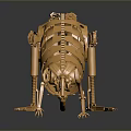 mechanical kangaroo machine kangaroo mech kangaroo sci-fi kangaroo cyberpunk kangaroo 3d model