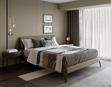 Modern Bedroom 3d model