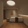 Elegant Modern Beauty Salon Interior With Warm Reception Counter And Comfortable Waiting Lounge Space
