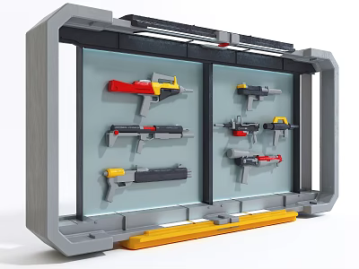 modern toy gun toy gun 3d model