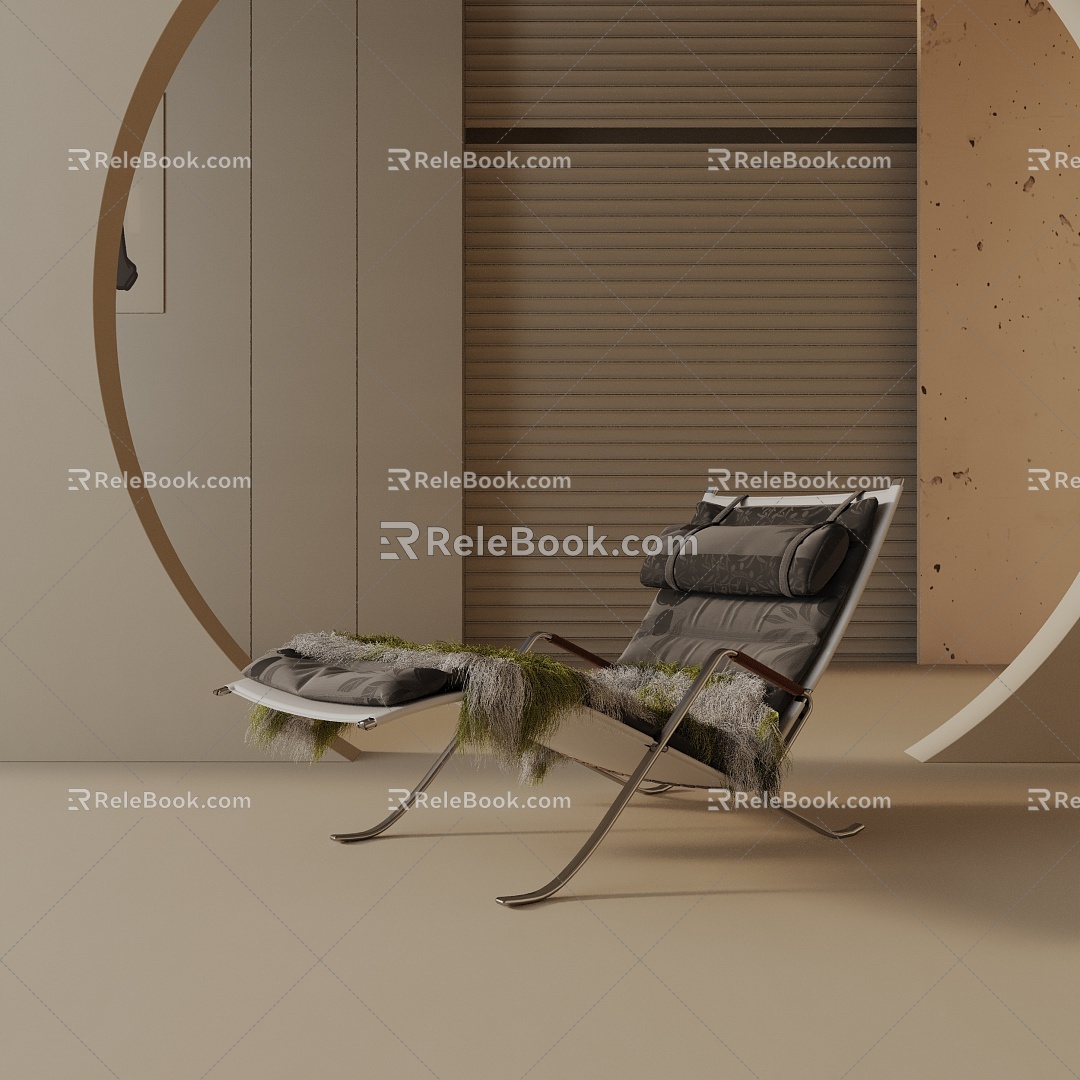 modern leisure chair 3d model