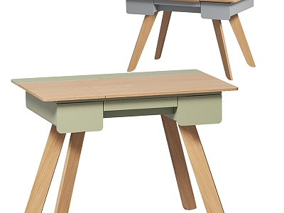 Student Desk 3d model