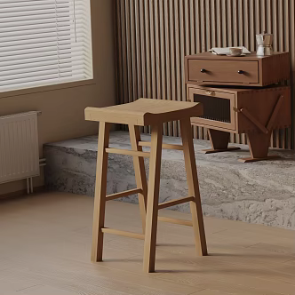Modern Bar Chair 3d model