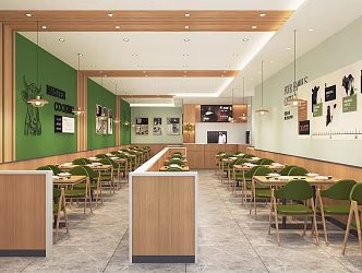 Modern Restaurant 3d model