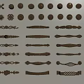 Gold Furniture Handles In Various Styles For Cabinets And Drawers