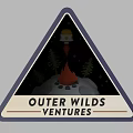 Outer Wilds Ventures Cosmic Adventure With Rocket Campfire Trees And Planet