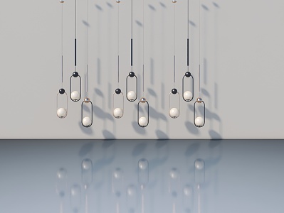 Chandelier ornaments 3d model