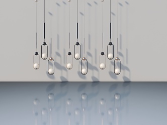 Chandelier ornaments 3d model