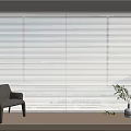 Modern venetian blinds dreamy venetian blinds 3d model