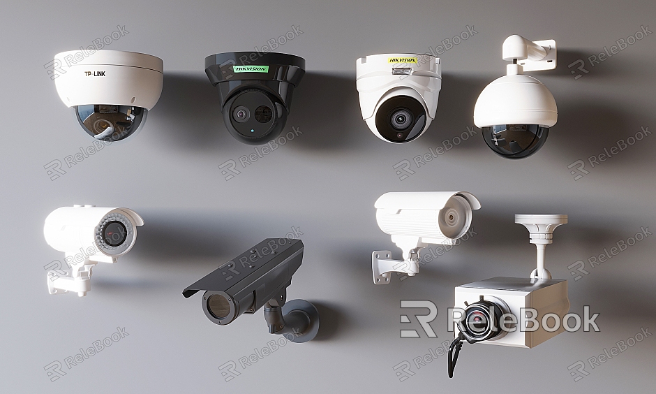 Surveillance camera monitor spherical camera infrared monitor probe monitoring combination model