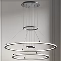 Modern chandelier combination 3d model