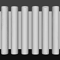 Hollow Columns Hollow Columns Perforated Columns Round Decorative Columns Shaped Columns Coconut Tree Columns 3d model